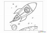 Astronauts  Coloring Pages For Kids sketch template