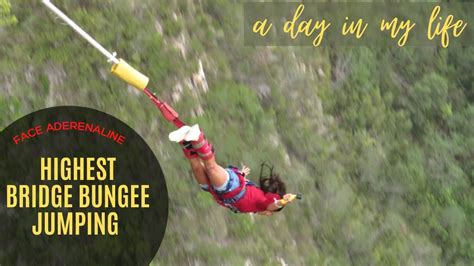 World's highest Bungee Jumping from Bridge | Indian Girl | Face ...