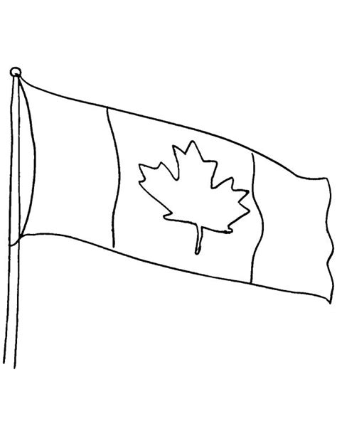 Canada flag coloring page | Download Free Canada flag coloring page for ...