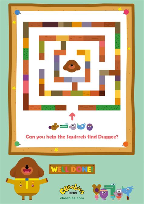 The Maze Badge Activity Sheet - Hey Duggee Official Website