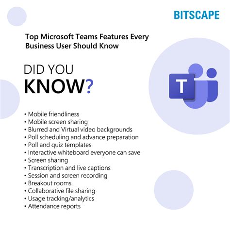 Top Microsoft Teams Features Every Business User Should Know ...