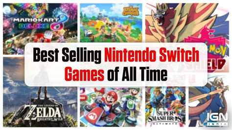 Best Selling Nintendo Switch Games of All Time - TechiAzi