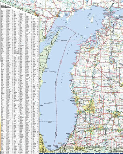 Michigan State Wall Map - Executive Series | SwiftMaps