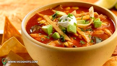 Sopa De Tortilla o Sopa Azteca