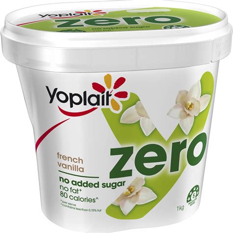 Yoplait Forme Zero No Added Sugar Yoghurt French Vanilla 1kg | Woolworths