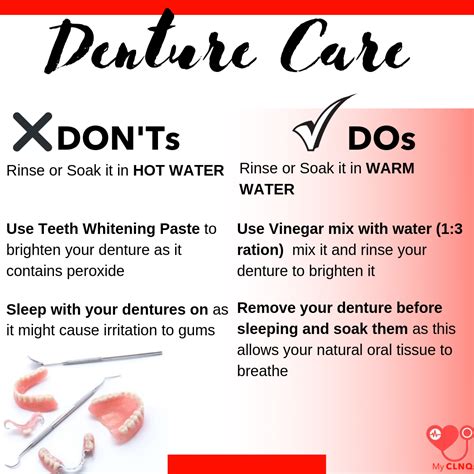 Denture Care for Elderly : The Dos and Don’ts