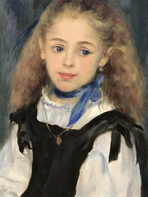 Portrait of Mademoiselle Adelphine Legrand by Pierre-Auguste Renoir ...