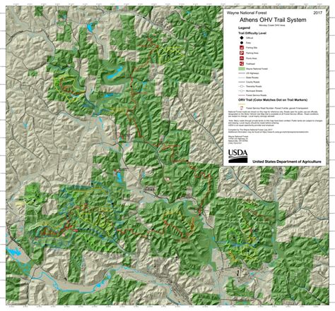 Wayne National Forest Map - Wisconsin State Parks Map