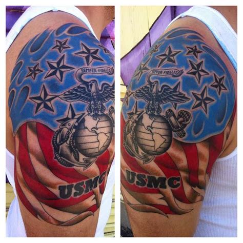 Devil Dog Ink: 104 Insanely Dope Marine Corps Tattoos - TattooBlend