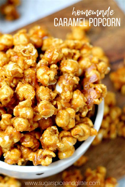 Homemade Caramel Popcorn (with Video) ⋆ Sugar, Spice and Glitter