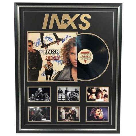 Music - INXS - Kick Signed & Framed Album Cover #28340 | Taylormade ...