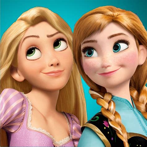 Photo of Anna and Rapunzel for fans of Disney Princess. Princess Music, Tangled Princess ...