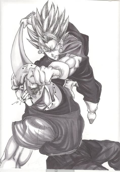 Vegito vs. Buu by ExistTRACE on DeviantArt