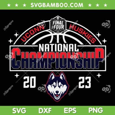 Uconn Huskies Championship 2023 SVG