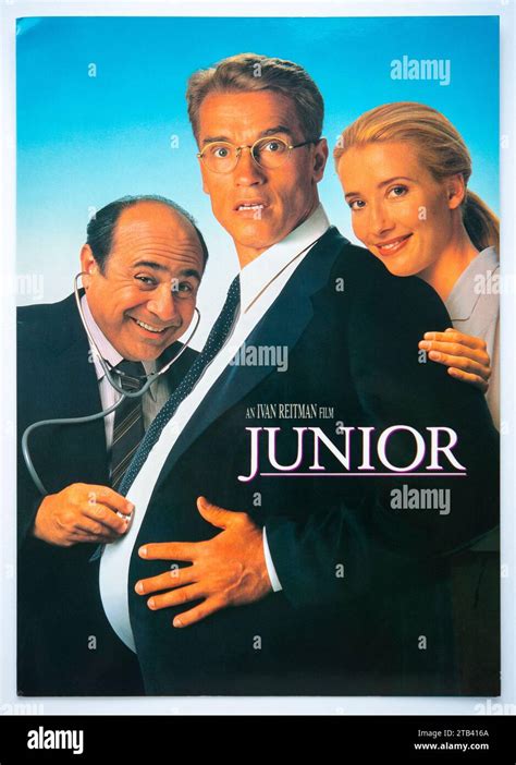 Front cover of publicity information for the movie Junior, a comedy ...