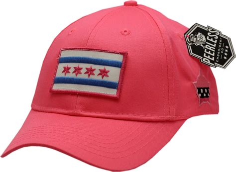 Chicago Flag Youth Hat Pink Adjustable | Chicago Police Memorial Foundation