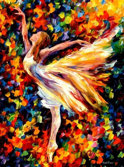 Leonid Afremov on Twitter | Art painting, Canvas painting, Dance paintings