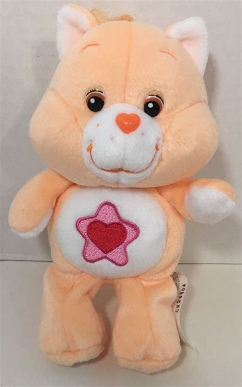 Care Bears Cousins Plush Proud Heart Cat orange peach red heart in pink star | eBay | Care bears ...