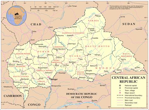 Large Detailed Political And Administrative Map Of Central African ...