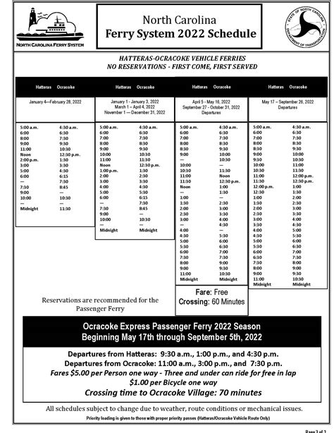 Hatteras To Ocracoke Ferry Schedule 2024 Printable - gayle joanna