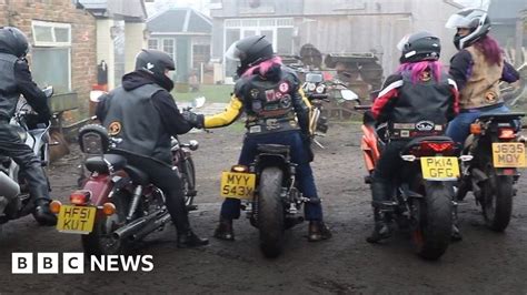 All-women biker club raises charity cash - BBC News