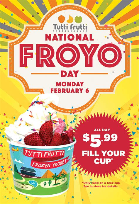 National Frozen Yogurt Day! | Tutti Frutti Frozen Yogurt