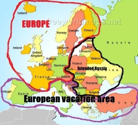 Accurate map of Europe | Idiocy | Pinterest