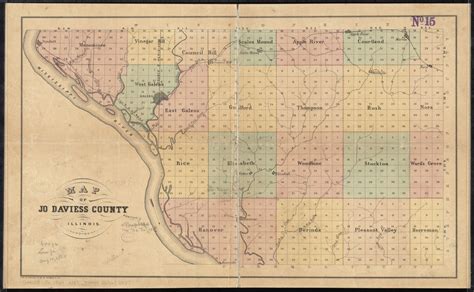 Map of Jo Daviess County, Illinois - Digital Commonwealth