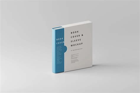 Book Cover & Sleeve Mockup - Mockup Free