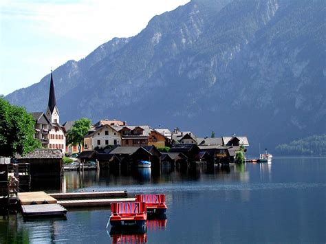 hallstatt lake by puddlz on deviantART