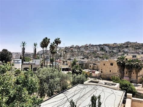 A view of Hebron in Israel stock image. Image of jewish - 160269153