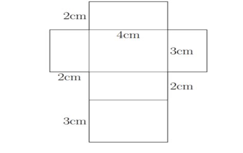 Question: Draw the net of the following cuboid:\n \n \n \n \n