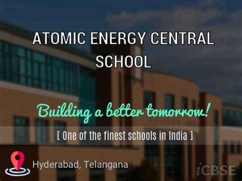 Atomic Energy Central School, Hyderabad - Address, Fees, Reviews and Admissions 2024