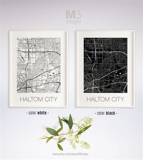 Haltom City Texas Haltom City TX Map Haltom City Map Haltom | Etsy