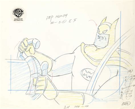 Batman The Animated Series Original Production Drawing: Batman – Choice ...