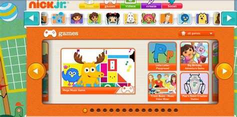 Nick Jr Kids Games Online