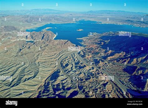 Aerial View of the Colorado River Stock Photo - Alamy