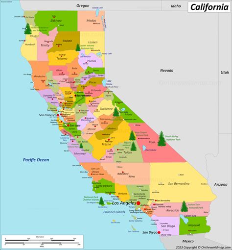 California State Map | USA | Detailed Maps of California (CA)