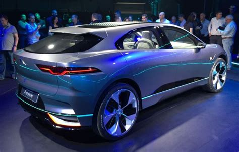 Jaguar i-Pace concept rear three quarter live image