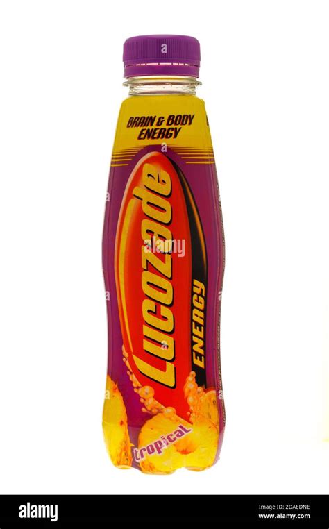 A bottle of lucozade original energy drink hi-res stock photography and images - Alamy