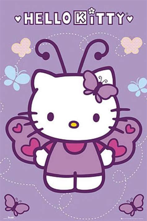 Hello Kitty - Mariposa - Poster - 61x91,5