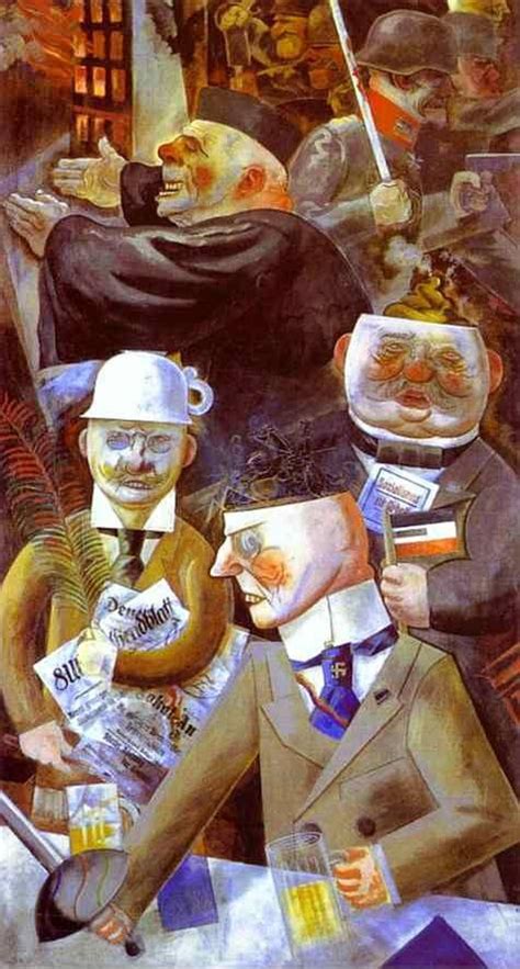 George Grosz. The Pillars of Society.