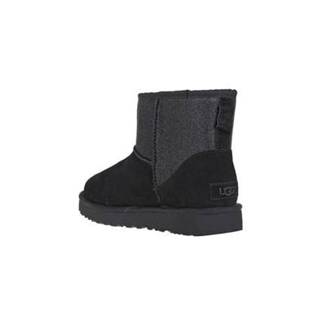 Ugg Classic Mini Sparkle Shoes Black | Dressinn