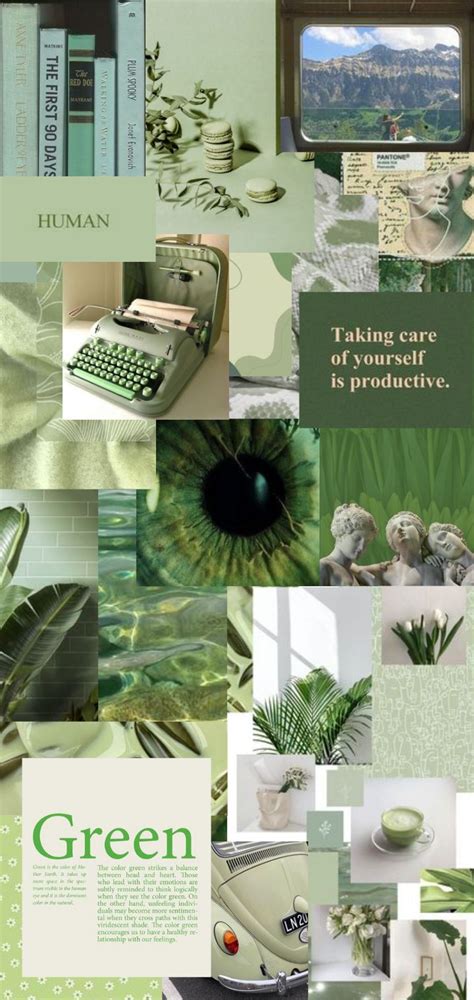 Green Collage | Papel de parede verde, Papel de parede azul, Wallpapers bonitos