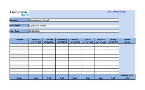 40 Free Timesheet Templates [in Excel] ᐅ TemplateLab