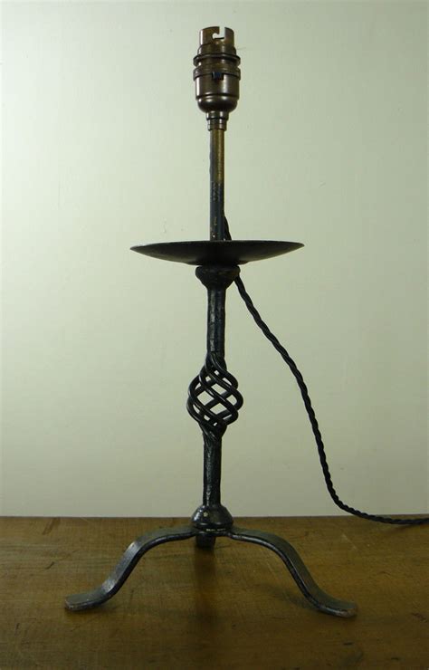 Vintage Wrought Iron Table Lamp we have 2 Left - The Hoarde in 2021 | Wrought iron table, Iron ...