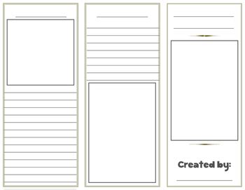 BROCHURE TEMPLATE by The Techie Teacher | Teachers Pay Teachers