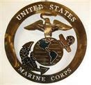Military - United States Marine Corps Metal Art Sign