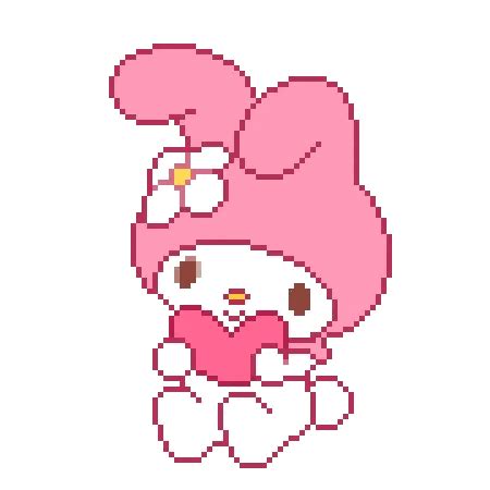 My Melody GIF | Hello kitty картинки, Милые рисунки, Hello kitty комнаты