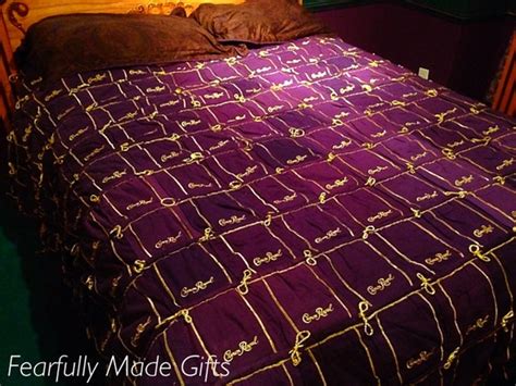 Items similar to SALE Handmade Crown Royal Bag Quilt Blanket Comforter ...